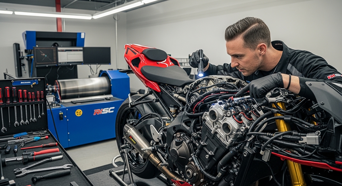 Motorcycle fuel system inspection after possible E15 fuel use